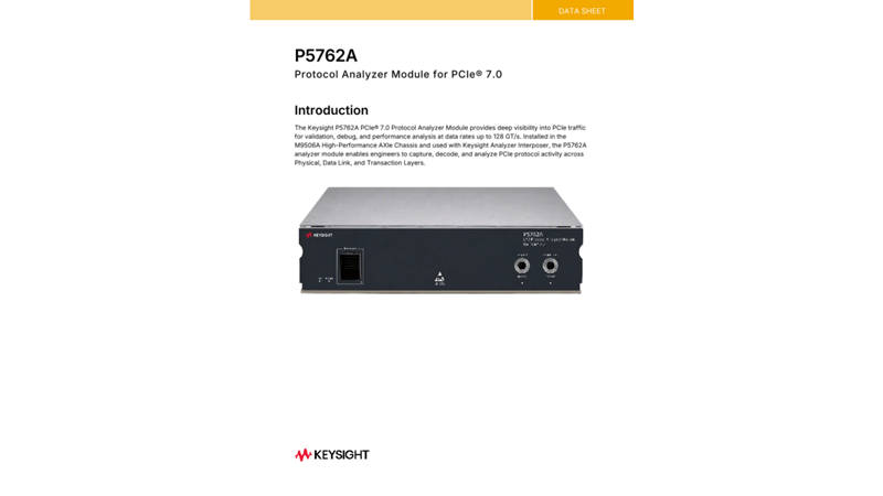 P5762A Protocol Analyzer Module for PCIe® 7.0